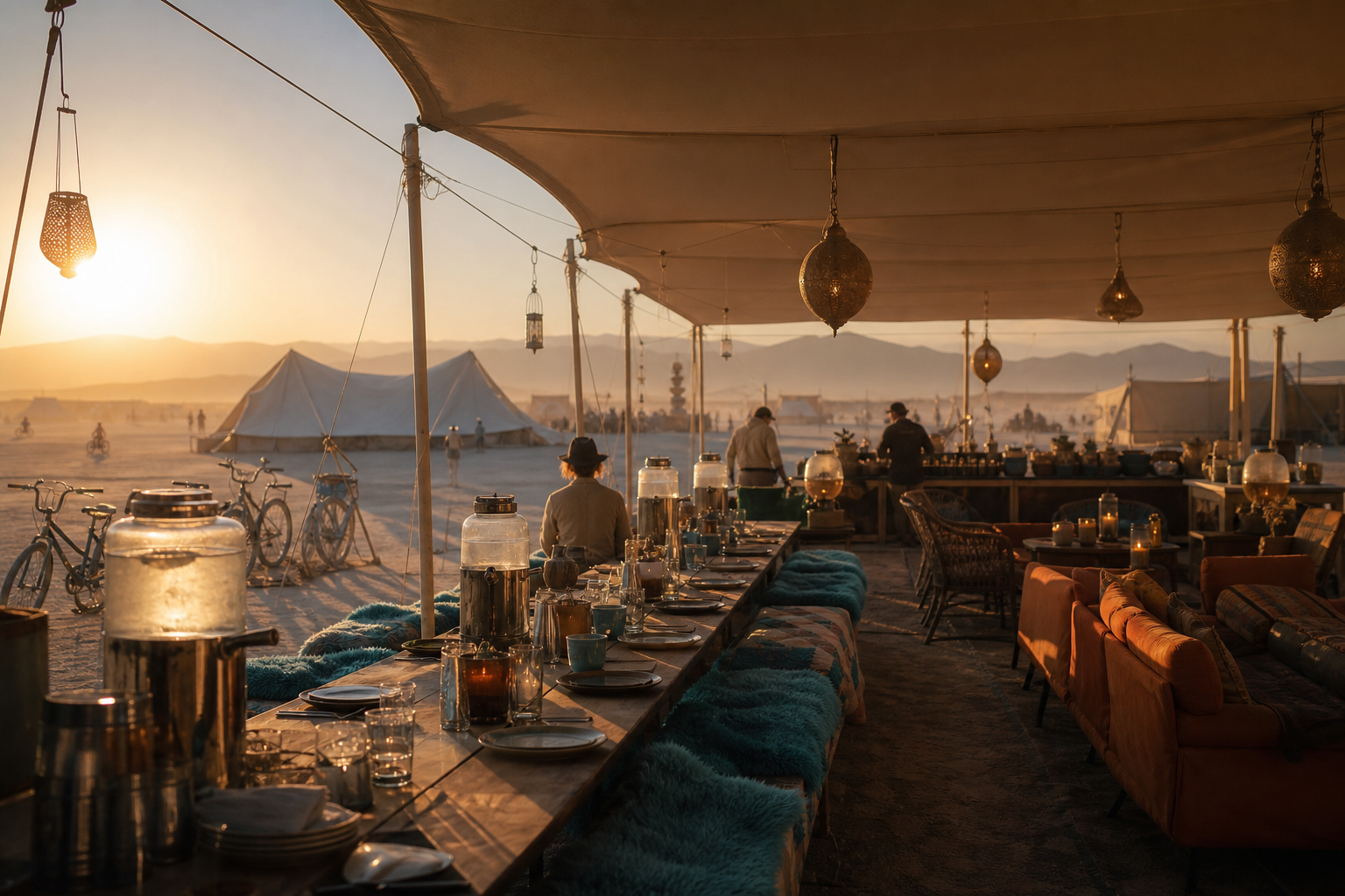 Camp dining lounge